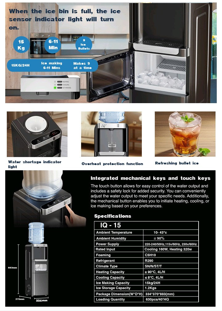MULTI-FUNCTIONAL ICE MAKER WITH WATER DISPENSER