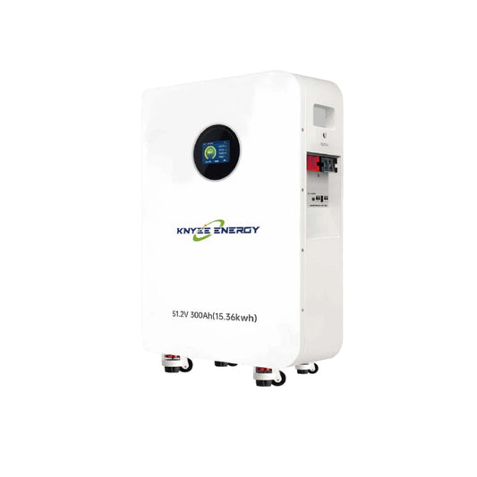 KNYEE 15.36KWH 300AH 51.2V FLOOR STANDING LITHIUM BATTERY