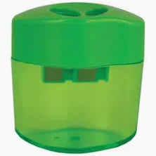 2 Hole Barrel Sharpener Green