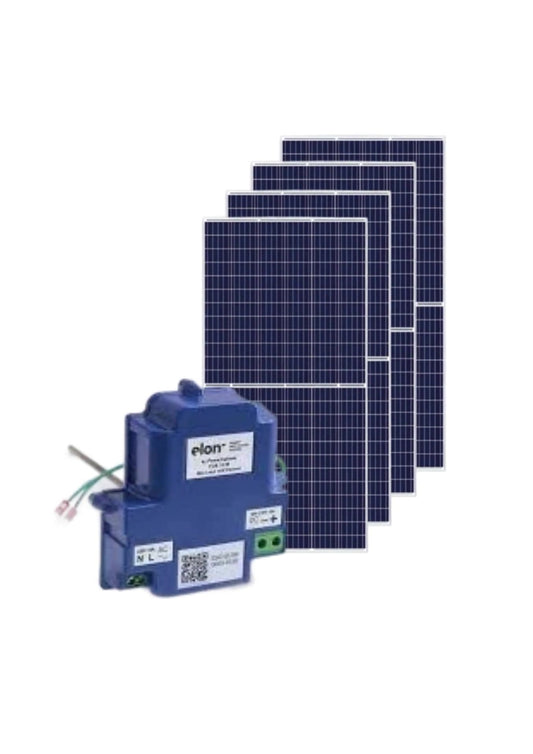 ELON SMART WATER HEATING UNIT WITH 4 X 475W SOLAR PANELS