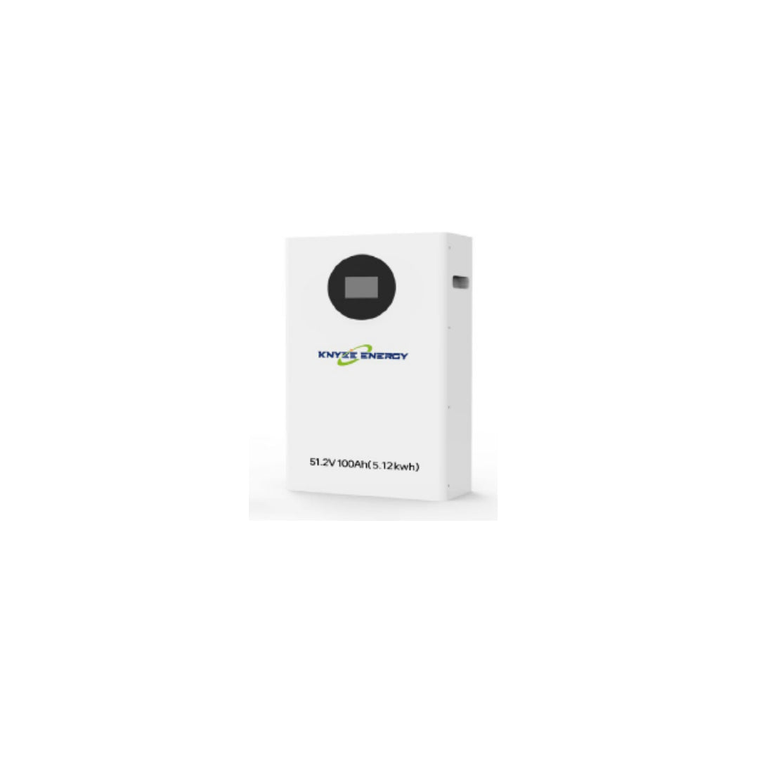 KNYEE ENERGY 5.12KWH 51.2V 100AH LITHIUM BATTERY WALL MOUNT