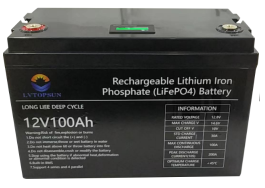 LV 12V 100AH LITHIUM BATTERY