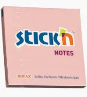 Stick and Notes 3x3 in/76x76mm 100 sheets per pad