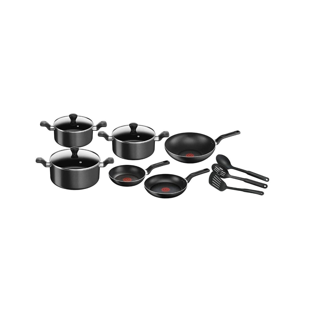 Tefal Super Cook 12pc Set Non Stick Pans