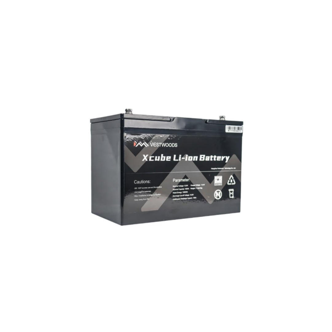 Vestwoods 100Ah 12.8V 12V Lithium-ion (LiFePO4) Battery